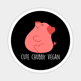 Cute Chubby Vegan - Dark Magnet